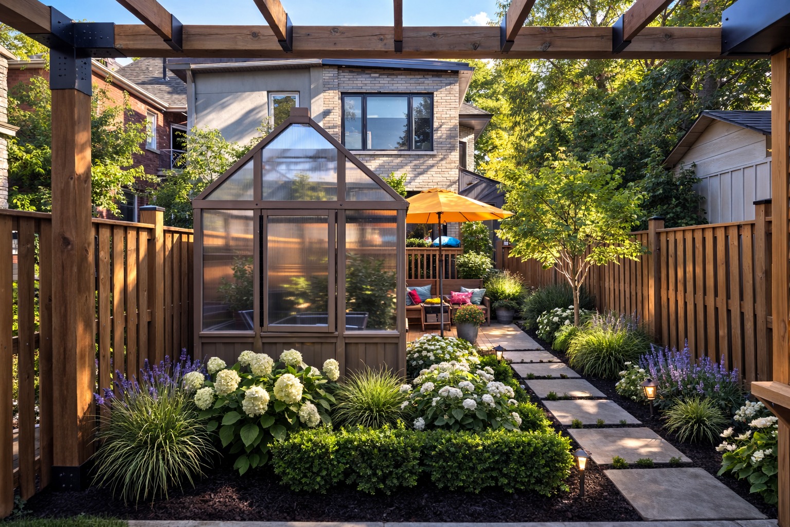 Finished garden result