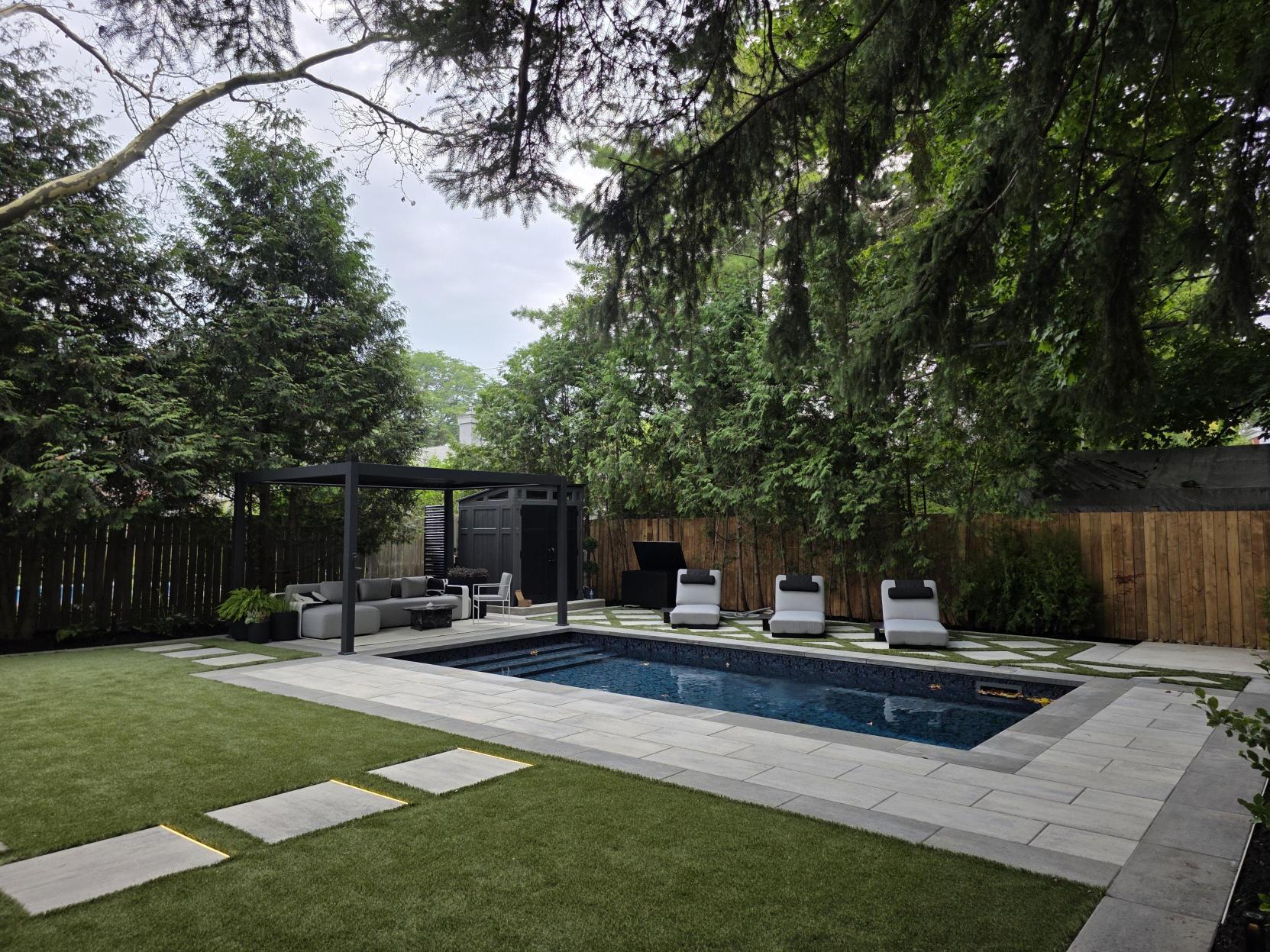 Finished garden result