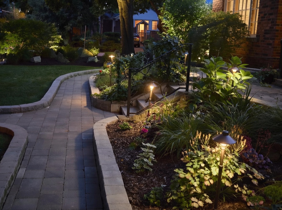 Deck and terrace lighting